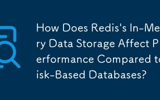 How Does Redis's In-Memory Data Storage Affect Performance Compared to Disk-Based Databases?