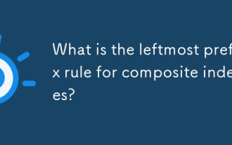 Quelle est la règle de préfixe la plus à gauche pour les index composites?