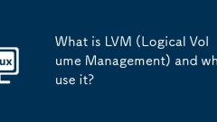What is LVM (Logical Volume Management) and why use it?