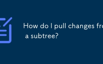 Comment puis-je tirer des changements d'un sous-arbre?