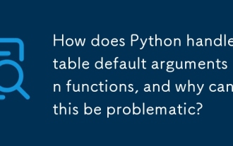 How does Python handle mutable default arguments in functions, and why can this be problematic?