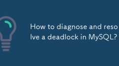 Comment diagnostiquer et résoudre une impasse dans MySQL?