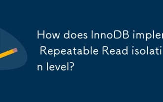 How does InnoDB implement Repeatable Read isolation level?