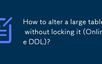 How to alter a large table without locking it (Online DDL)?