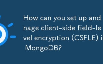 How can you set up and manage client-side field-level encryption (CSFLE) in MongoDB?