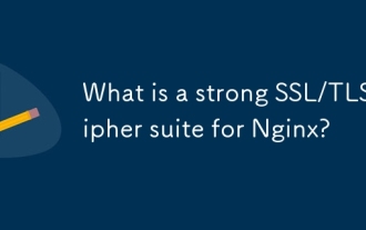 What is a strong SSL/TLS cipher suite for Nginx?