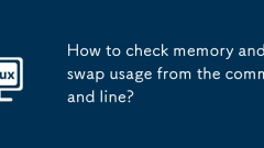 How to check memory and swap usage from the command line?