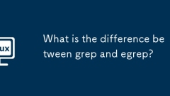 What is the difference between grep and egrep?