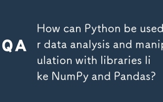 How can Python be used for data analysis and manipulation with libraries like NumPy and Pandas?