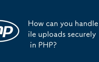 How can you handle file uploads securely in PHP?