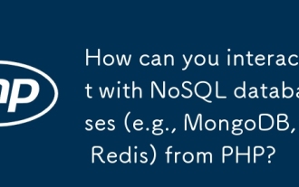 How can you interact with NoSQL databases (e.g., MongoDB, Redis) from PHP?