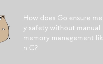 How does Go ensure memory safety without manual memory management like in C?