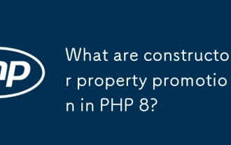 What are constructor property promotion in PHP 8?