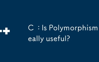 C : Is Polymorphism really useful?