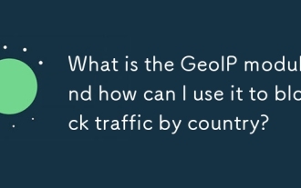 What is the GeoIP module and how can I use it to block traffic by country?