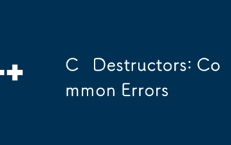 C Destructors: Common Errors