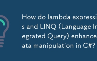 Comment les expressions de Lambda et Linq (Language Intégrée Intégrée) améliorent-elles la manipulation des données en C #?