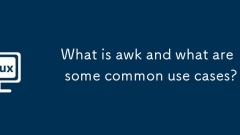 What is awk and what are some common use cases?