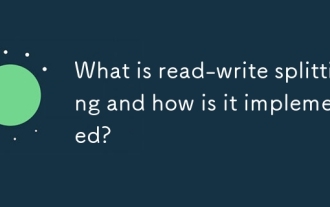 What is read-write splitting and how is it implemented?