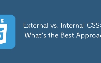 External vs. Internal CSS: What's the Best Approach?
