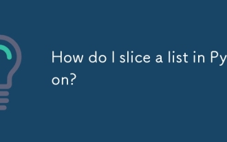 How do I slice a list in Python?