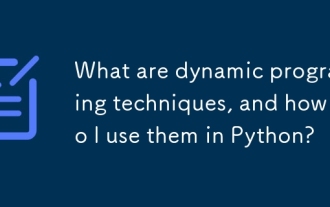 What are dynamic programming techniques, and how do I use them in Python?