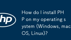 How do I install PHP on my operating system (Windows, macOS, Linux)?