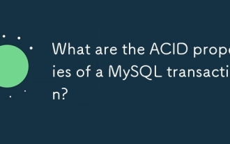 What are the ACID properties of a MySQL transaction?