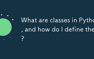 What are classes in Python, and how do I define them?