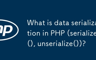 什麼是php(serialize(),Unserialize())中的數據序列化?