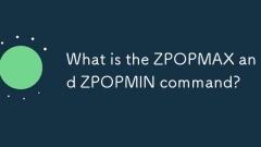 Was gibt es im Befehl ZPOPMAX und ZPOPMIN?