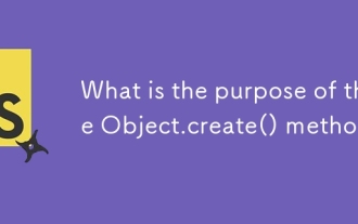 What is the purpose of the Object.create() method?