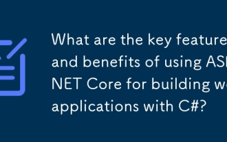 Apakah ciri -ciri utama dan faedah menggunakan Core ASP.NET untuk membina aplikasi web dengan C#?
