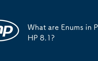 What are Enums in PHP 8.1?