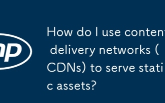How do I use content delivery networks (CDNs) to serve static assets?