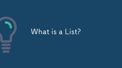 What is a List?