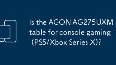 Is the AGON AG275UXM suitable for console gaming (PS5/Xbox Series X)?