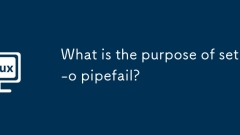 Apakah tujuan set -o pipefail?