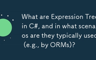 Apakah pokok ekspresi di C#, dan dalam apa senario yang biasanya digunakan (mis., Oleh Orms)?