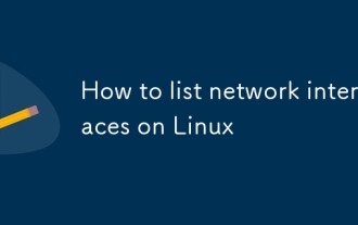 Cara menyenaraikan antara muka rangkaian di Linux
