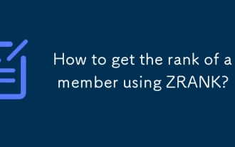 How to get the rank of a member using ZRANK?