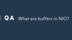 What are buffers in NIO?