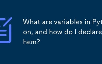 What are variables in Python, and how do I declare them?