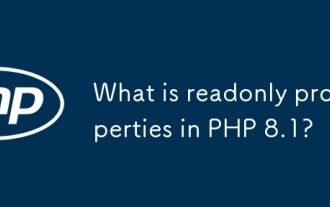 What is readonly properties in PHP 8.1?