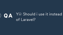 Yii: Should i use it instead of Laravel?
