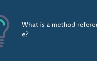 What is a method reference?