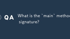 Was ist die 'Main' -Methode -Signatur?