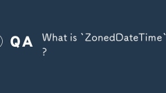 Apakah `zoneddateTime`?