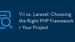 Yii vs. Laravel: Choosing the Right PHP Framework for Your Project