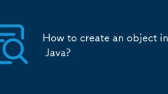 Wie erstelle ich ein Objekt in Java?
